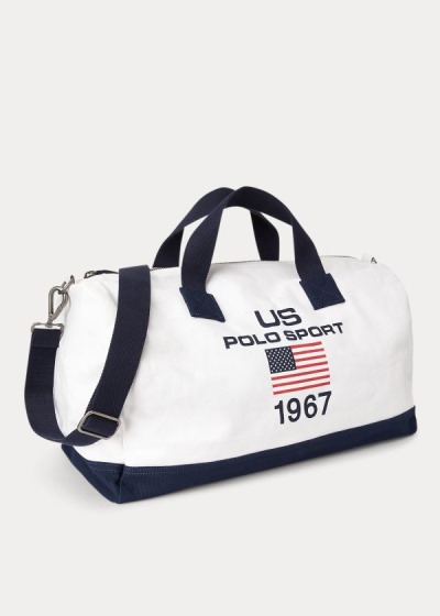 Men's Polo Ralph Lauren Polo Sport Canvas Duffel Bag | 817023UPM